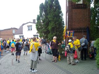 Postój przy kapliczce z dzwonem